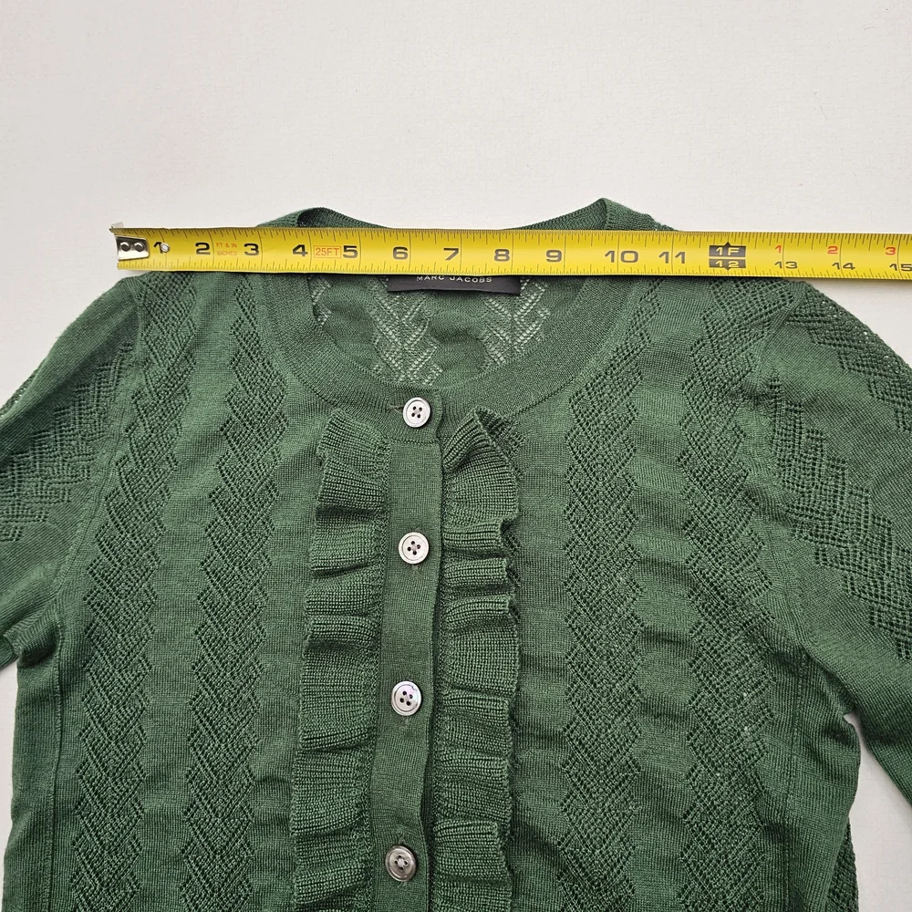 Marc Jacobs Ruffle Button-Up Cardigan - Picture 6 of 10